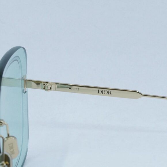 NEW DIOR ULTRADIOR SU B0O0 GOLD GREEN SUNGLASSES - Picture 9 of 13